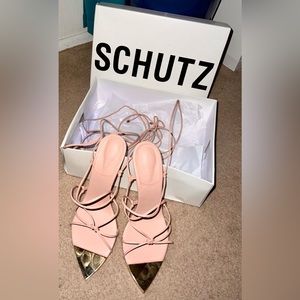 Hana Nappa Leather Sandal / Color - Sweet Rose